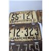 Image 4 : (10) Various Vintage Saskatchewan/ Ontario License Plates