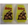Image 4 : The Beatles- Set of (6) Glass Lamp Shades (NIB)