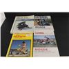 Image 1 : (4) Clymer Service Manuals - Honda and Arctic Cat