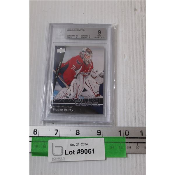 Braden Holtby Upper Deck 2009-10 Young Guns Graded Hockey Card