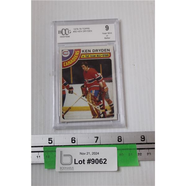 Ken Dryden Topps 1978-79 Graded Hockey Card