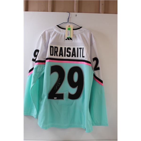 * Leon Draisaitl Western Conference Hockey Jersey - Size 52 - Signed- Not Authenticated
