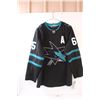 Image 7 : Erik Karlsson San Jose Sharks Hockey Jersey - Signed w/Certificate - Size 50