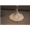 Image 3 : End Table Lamp w/Beaded Shade - Works - 21" X10"