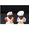 Image 2 : Black Americana Salt & Pepper Shakers - 5.5" Tall