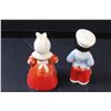 Image 3 : Black Americana Salt & Pepper Shakers - 5.5" Tall