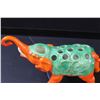 Image 2 : Ceramic Gobel Brand Elephant Floral Frog - 7" x 5"