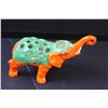 Image 5 : Ceramic Gobel Brand Elephant Floral Frog - 7" x 5"