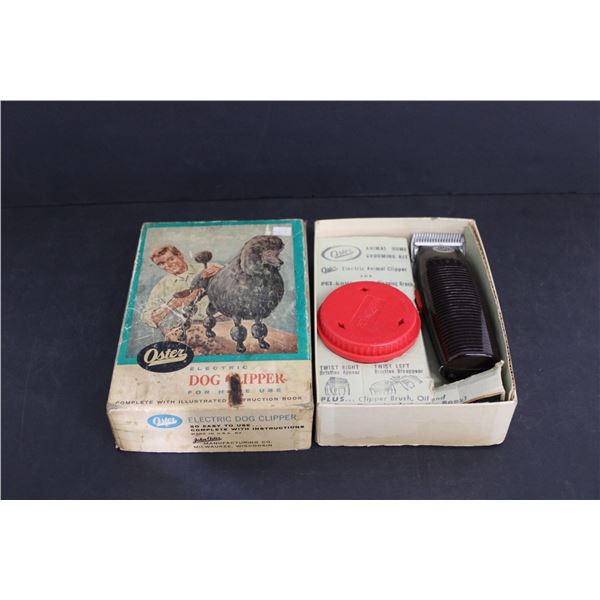 Oster Electric Dog Clipper Set in Box - as is