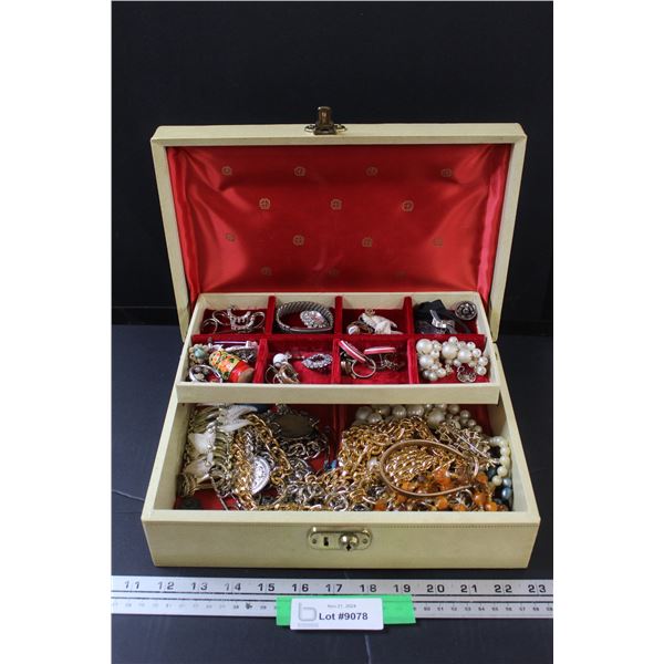 Jewelry Box w/Jewelry - Assorted
