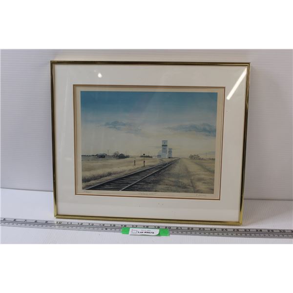 "Railway West" by Sharon Larson Picture - 17" x 14"