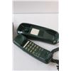 Image 3 : (2) Landline Telephones: Piano & Green - as is