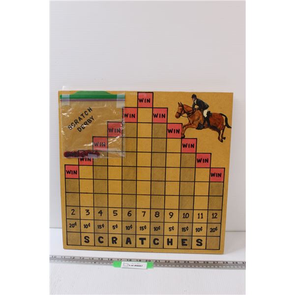 *Wooden Horse Racing Game