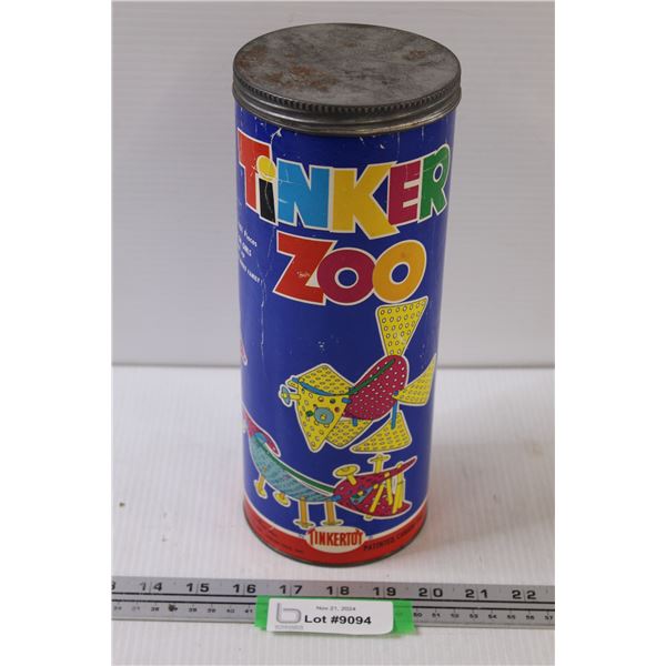 Tinker Toy Zoo Building Blocks Set - as is