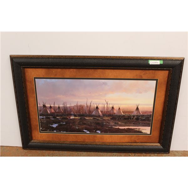 * Blackfoot Camp Print - 47" x 30"
