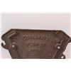 Image 2 : Antique Cockshutt Plow Co. Cast Iron Seed Drill End - 14" x 14"