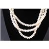 Image 2 : Three Strand Pearl Necklace - Not Authenticated