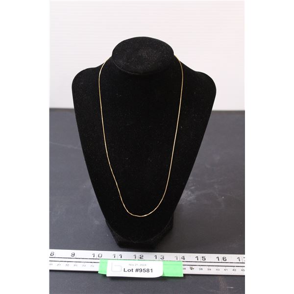 ^ 10K Gold Necklace - Not Authenticated