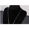 Image 3 : ^ Diamond Sapphire 10K White Gold Necklace - Not Authenticated