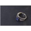 Image 4 : Jeweled Ring Blue Sapphire - Size ? - Not Authenticated