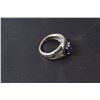 Image 5 : Jeweled Ring Blue Sapphire - Size ? - Not Authenticated
