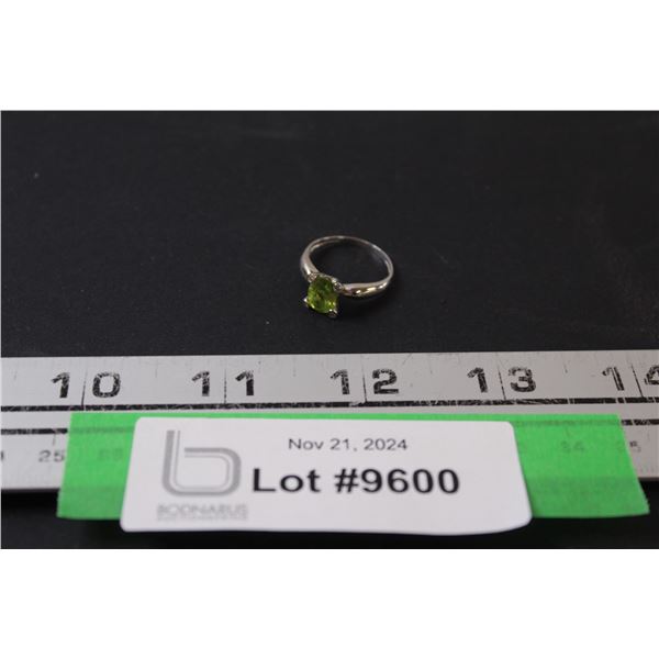 Emerald Birthstone Ring - Size ? - Not Authenticated