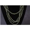 Image 2 : Green Pearls Necklace - 74" Length - Not Authenticated