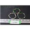 Image 1 : (3) Beaded Bracelets - Not Authenticated