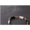 Image 2 : Vermeil Asian Bracelet w/Onyx & Mother of Pearl - Not Authenticated
