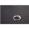 Image 4 : ^ 10K White Gold Wedding Band w/Seven Diamonds - Not Authenticated