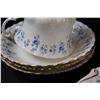 Image 4 : Royal Albert "Memory Lane" Pattern Tea Cup & Saucer Serving Set w/ Cake Plate