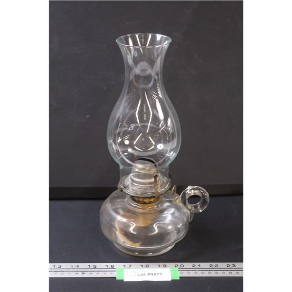 Finger Kerosene Lamp - Grand Rapids, Mich - 12.5" Tall