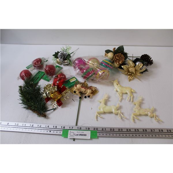 Vintage Christmas Ornaments - Assorted