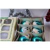 Image 2 : Vintage Christmas Decorations: Glass Globes, Stars, Misc.