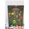 Image 3 : Vintage Candle Light - Works, Santa, Hanging Paper Decorations, Bells
