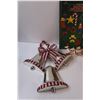 Image 4 : Vintage Candle Light - Works, Santa, Hanging Paper Decorations, Bells