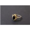 Image 2 : ^ Gold Plated Gem Stone Ring - Size ?