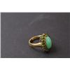 Image 4 : ^ Green Crhysophrase Peridot Ring - Size ?