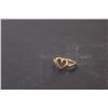 Image 2 : ^ 10K Gold Dynasty Heart Ring w/Three Diamonds - Size ?