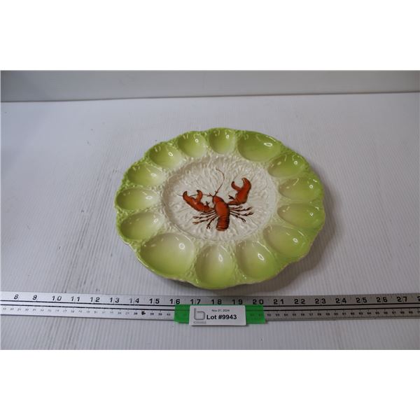Carlton ware Deviled Egg "Lobster" Dish - 12" Diameter