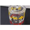 Image 2 : Vintage Anchor Hocking Bunny, Lamb, Duck & Tulip Glass Canister Jar w/Lid - 5.5" x 5"