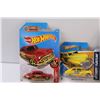 Image 2 : (4) Hot Wheels (NIB): HW Flames, Fleetline, Muscle Mania, Camaro