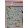 Image 4 : Pink Flamingo Print Picture - 17.5" x 22"