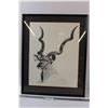 Image 1 : * Antelope Drawing Print by Donaldson - 21" x 26"