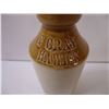 Image 3 : Vintage Stoneware Crockery Bottle "F Gray Hawick" Stamped with 1 Shiel on Lid