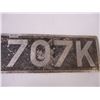 Image 2 : Vintage Great Britain/England License Plate