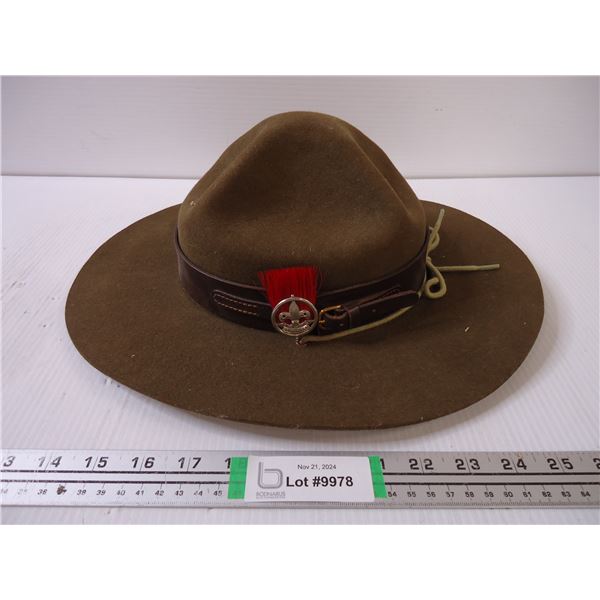 Vintage Stetson Boy Scout Hat -Size 7