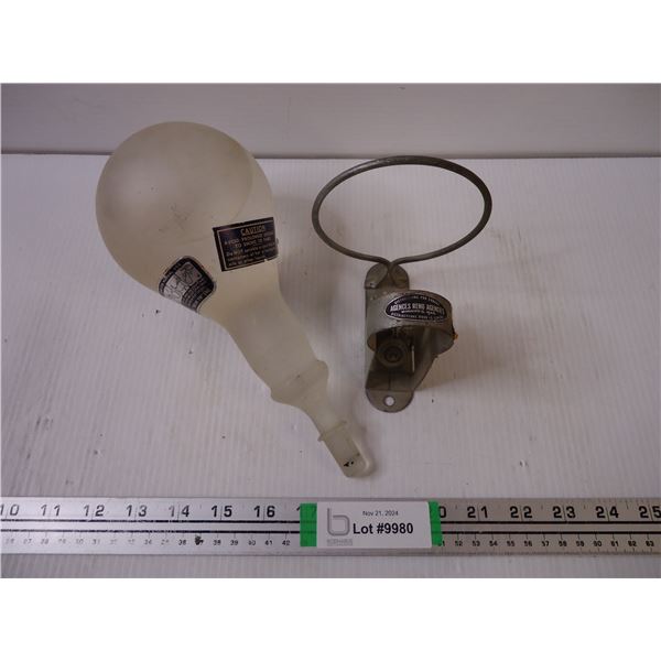 Vintage Glass Fire Extinguisher-cannot ship-liquids