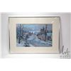 Image 1 : Artist Jim Vest framed original gouache/ watercolour/ pencil on paper painting, titled on verso " 91