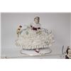 Image 2 : Four Dresden figurines, all with some distress and a Lord Nelson Pottery 5" vase